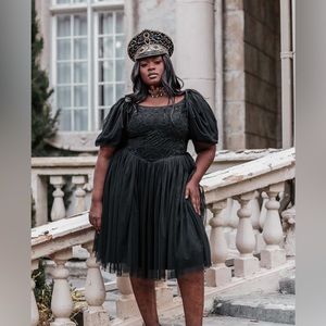 Beautiful Black embroidered Jessakae Rosie dress